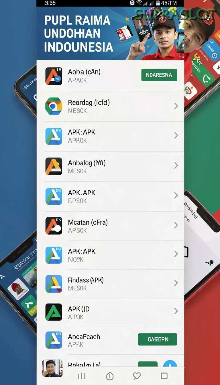 Cuplikan layar BIG77 — menu navigasi