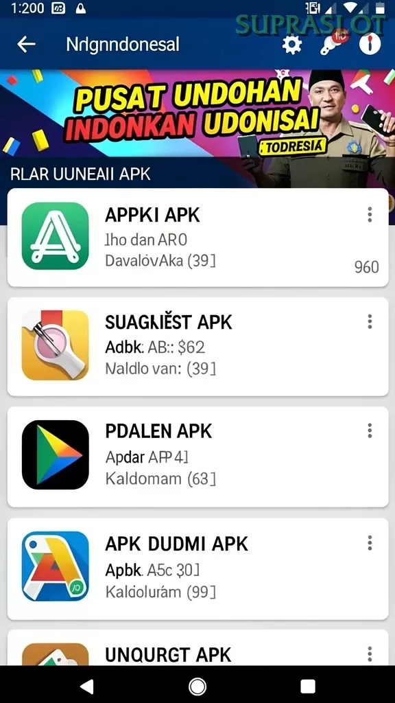 Cuplikan layar INOVA77 — halaman utama